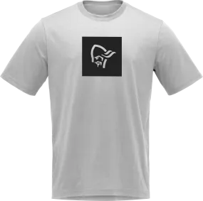 Norrøna Men&#x27;s /29 Cotton Square Viking T-Shirt Drizzle Melange | Buy Norrøna Men&#x27;s /29 Cotton Square Viking T-Shirt Drizzle Melange here | Outnorth