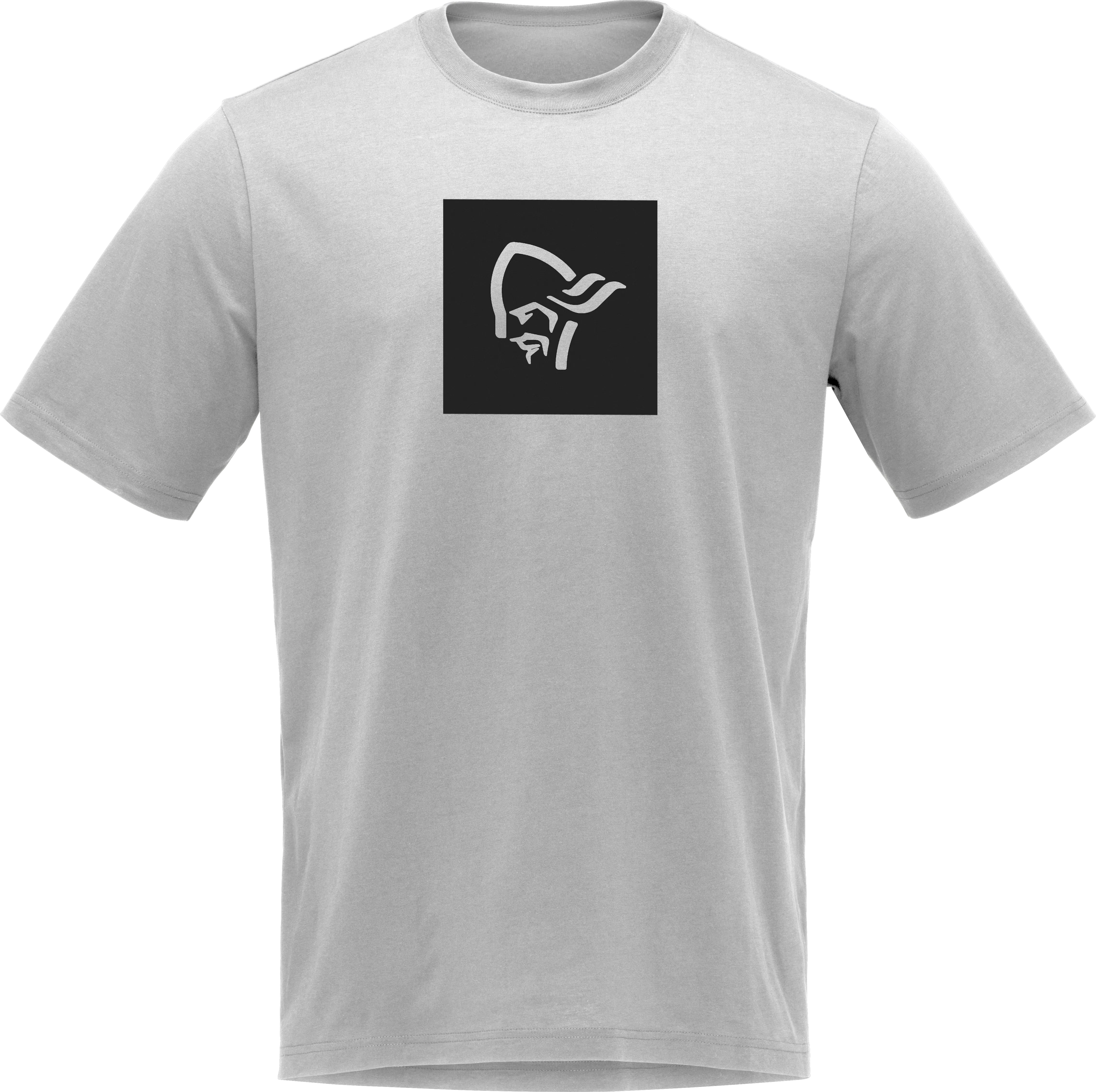 Norrøna Men&#x27;s /29 Cotton Square Viking T-Shirt Drizzle Melange | Buy Norrøna Men&#x27;s /29 Cotton Square Viking T-Shirt Drizzle Melange here | Outnorth