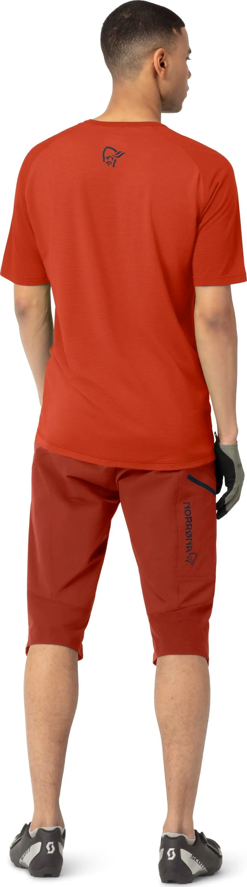 Norrøna Men&#x27;s Fjørå Wool T-Shirt Rooibos Tea/Indigo Night | Buy Norrøna Men&#x27;s Fjørå Wool T-Shirt Rooibos Tea/Indigo Night here | Outnorth