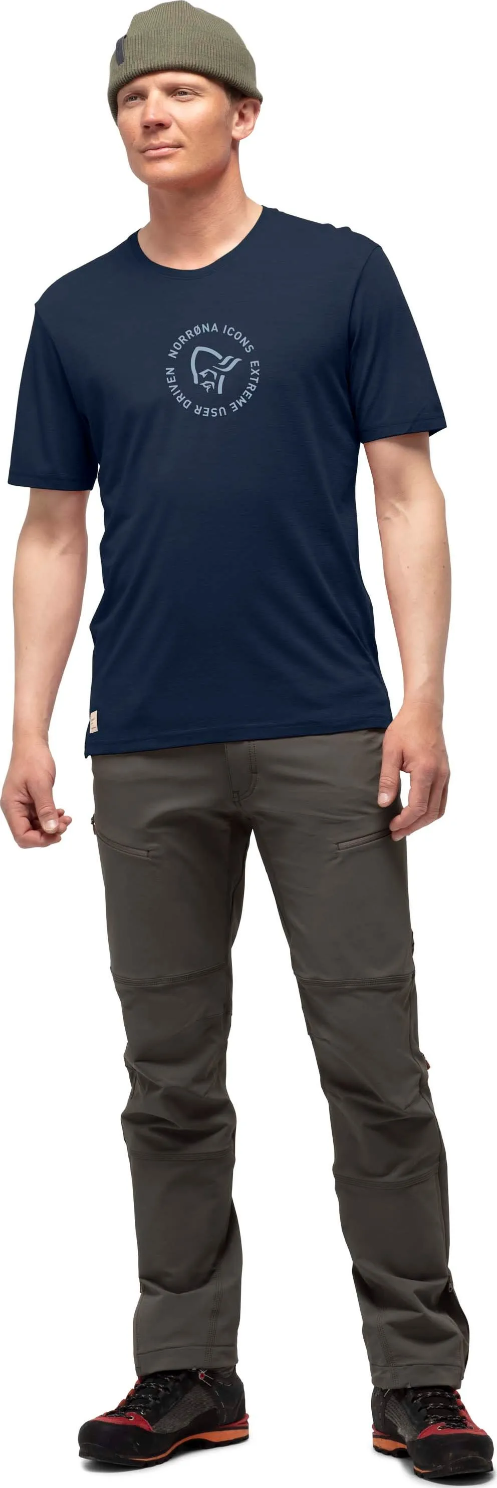 Norrøna Men&#x27;s Svalbard Wool T- Shirt Indigo Night/Blue Fog | Buy Norrøna Men&#x27;s Svalbard Wool T- Shirt Indigo Night/Blue Fog here | Outnorth