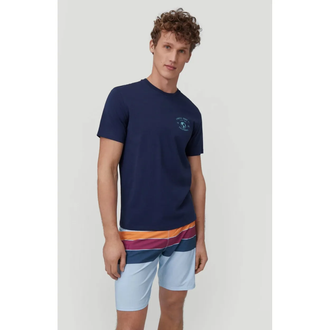 O&#x27;Neill Men&#x27;s It&#x27;s A Small World T-shirt Ink Blue | Buy O&#x27;Neill Men&#x27;s It&#x27;s A Small World T-shirt Ink Blue here | Outnorth