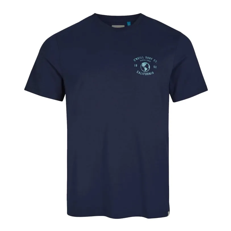 O&#x27;Neill Men&#x27;s It&#x27;s A Small World T-shirt Ink Blue | Buy O&#x27;Neill Men&#x27;s It&#x27;s A Small World T-shirt Ink Blue here | Outnorth