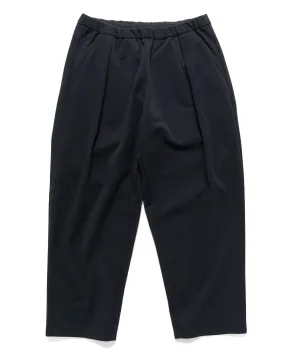 One Tuck Jersey Pants Darkest Navy