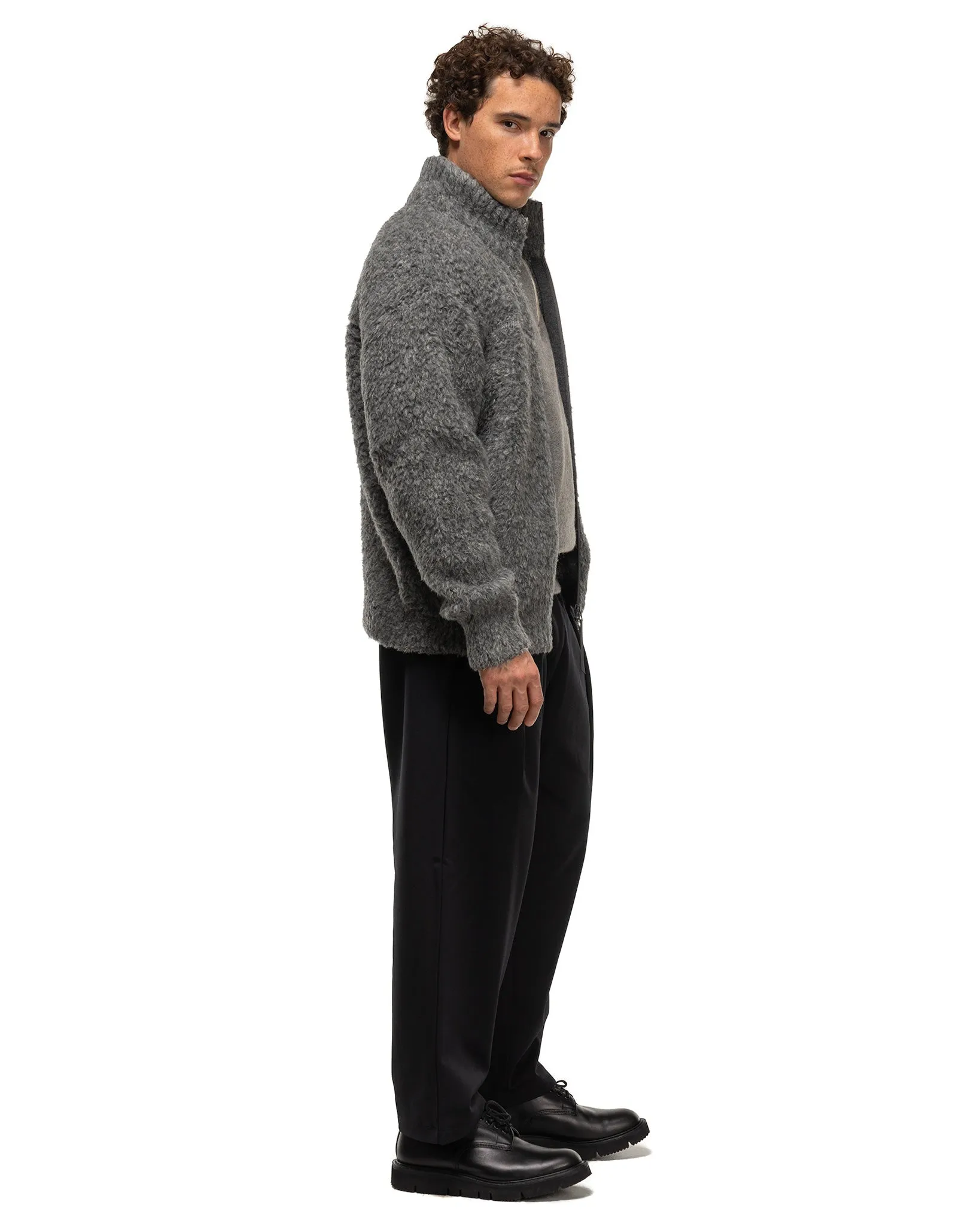 One Tuck Jersey Pants Darkest Navy