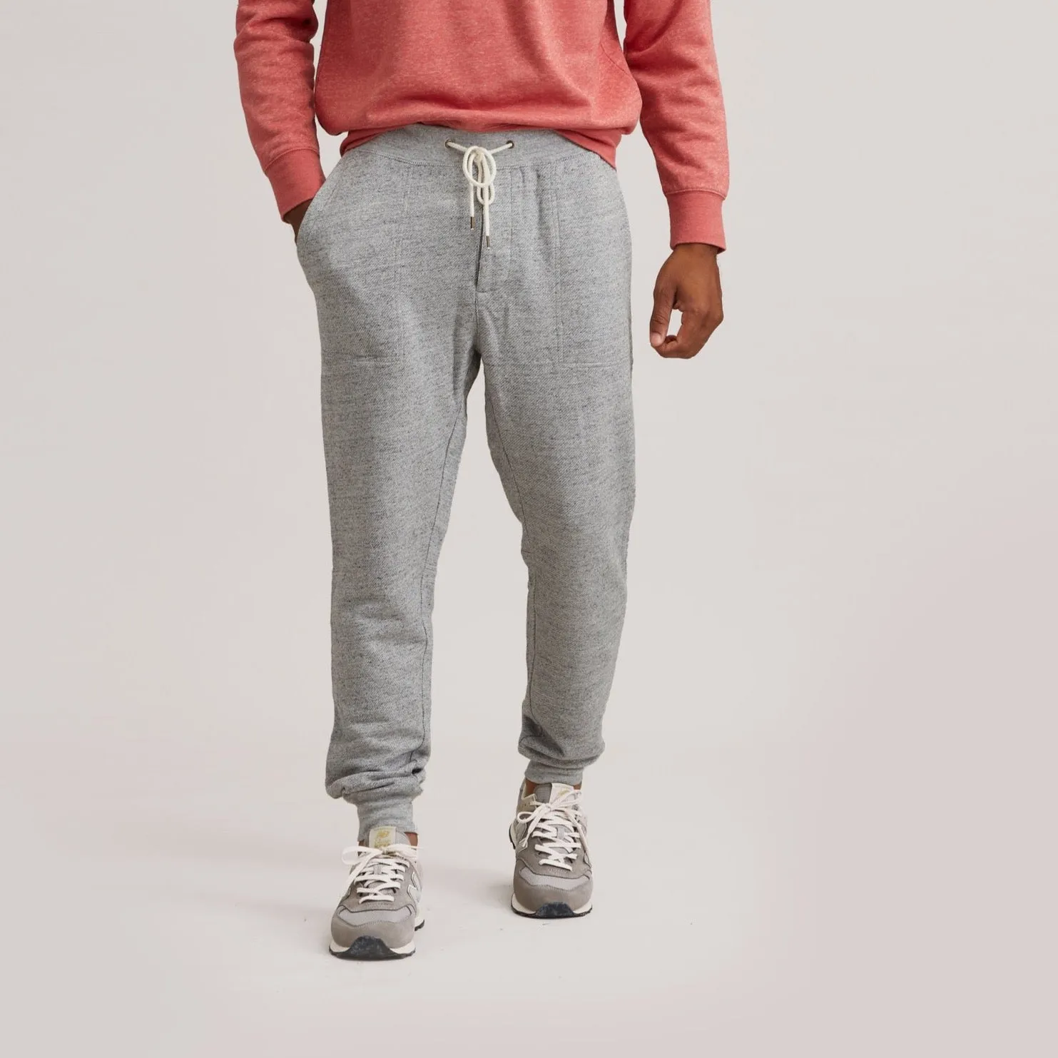 Palmer Athletic Fleece Jogger - Gray Marl (Final Sale)
