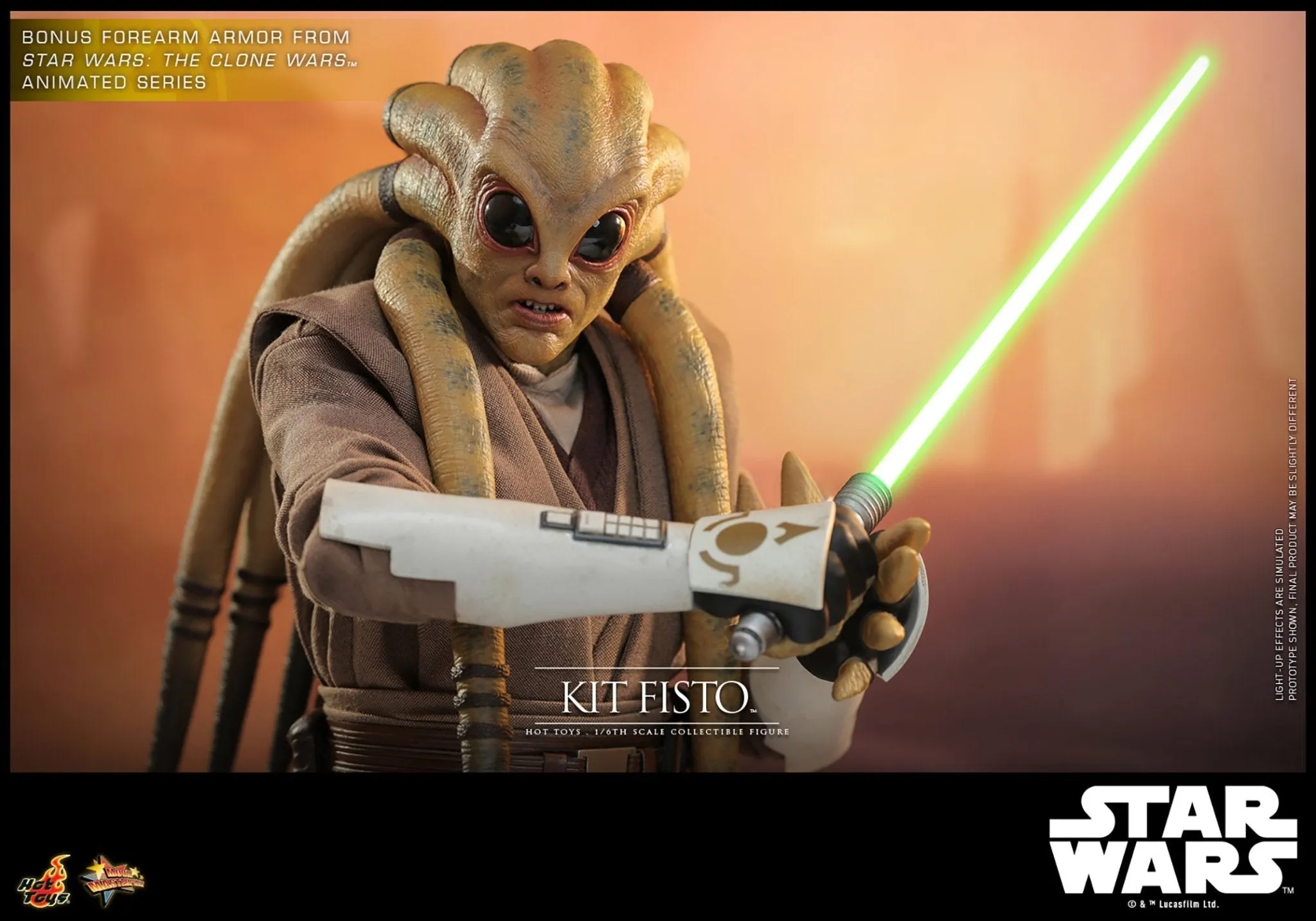 PRE-ORDER: Hot Toys Star Wars Kit Fisto Sixth Scale Figure