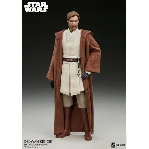 (PREORDER) 1:6 Star Wars : Clone Wars - Obi-Wan Kenobi Figure Sideshow (EARLY BIRD $360)