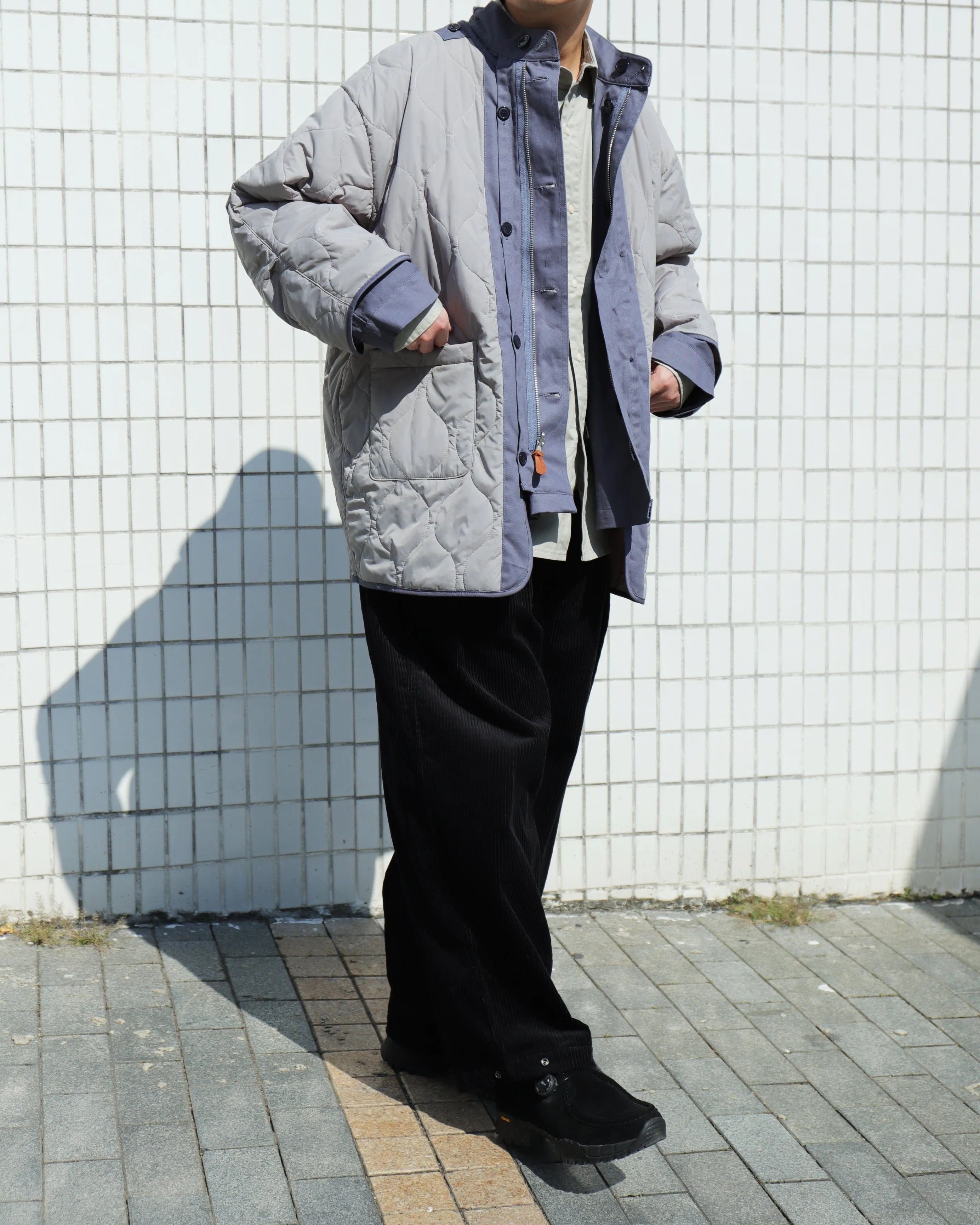 REVERSIBLE LINER SHORT PARKA #696