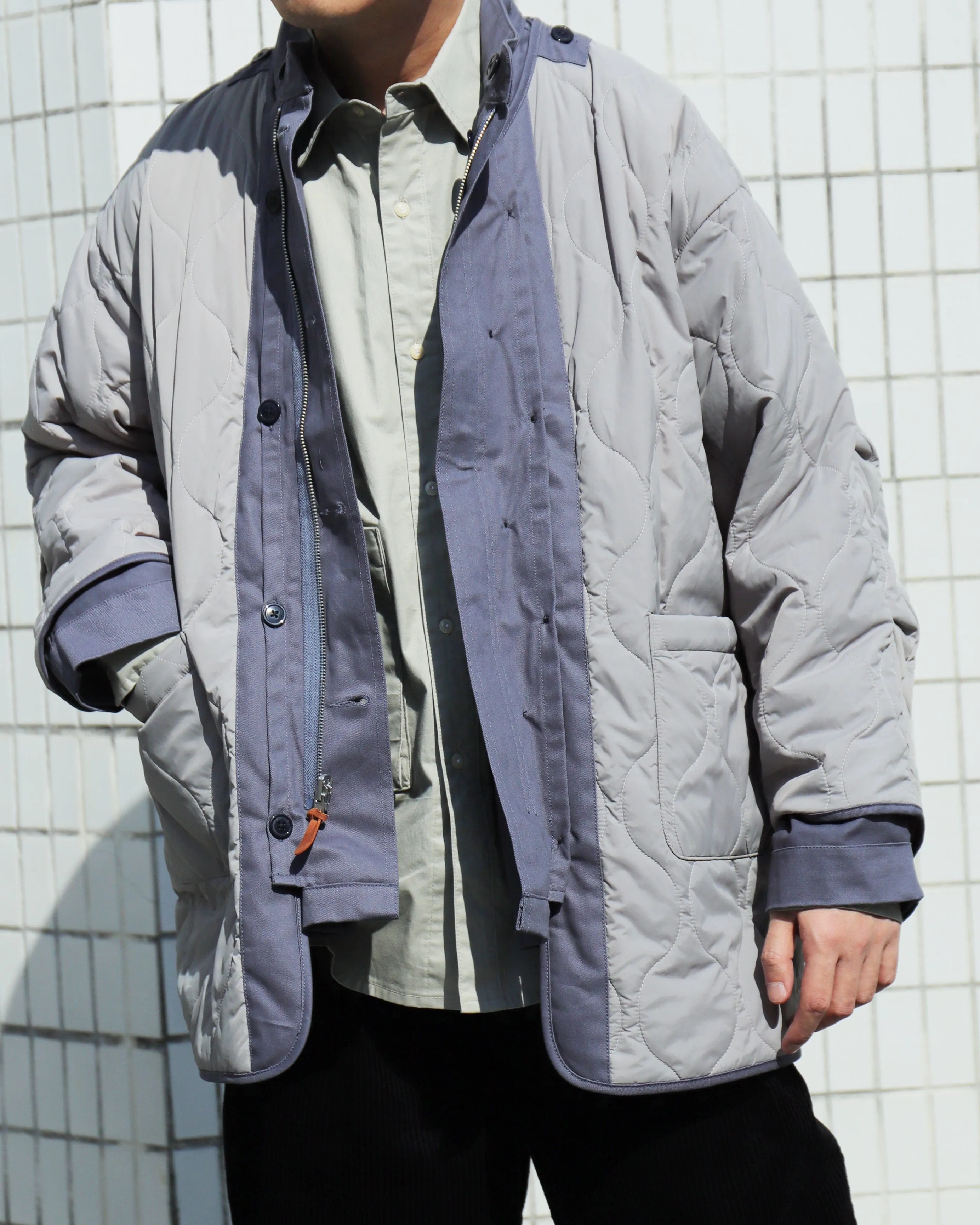 REVERSIBLE LINER SHORT PARKA #696