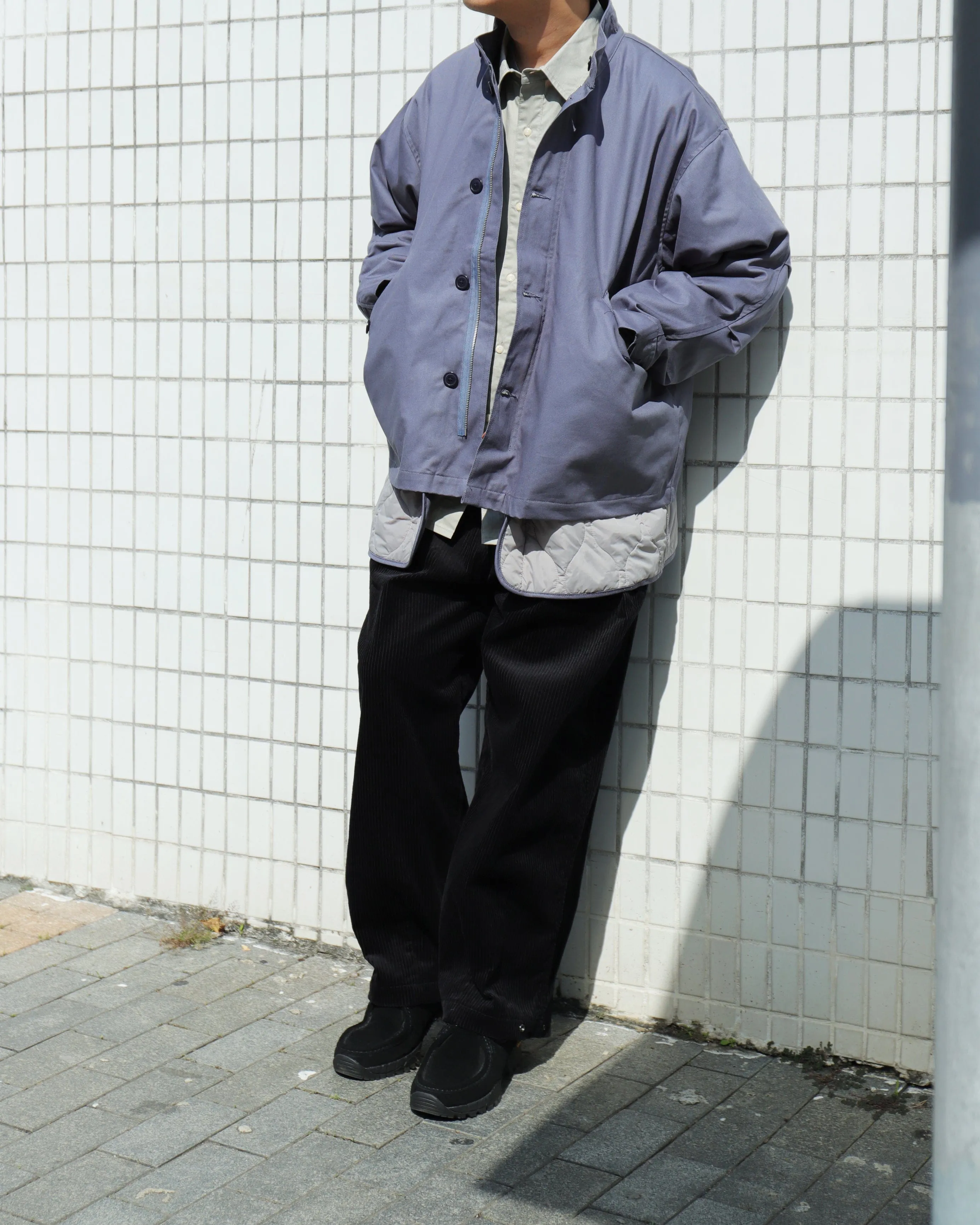 REVERSIBLE LINER SHORT PARKA #696