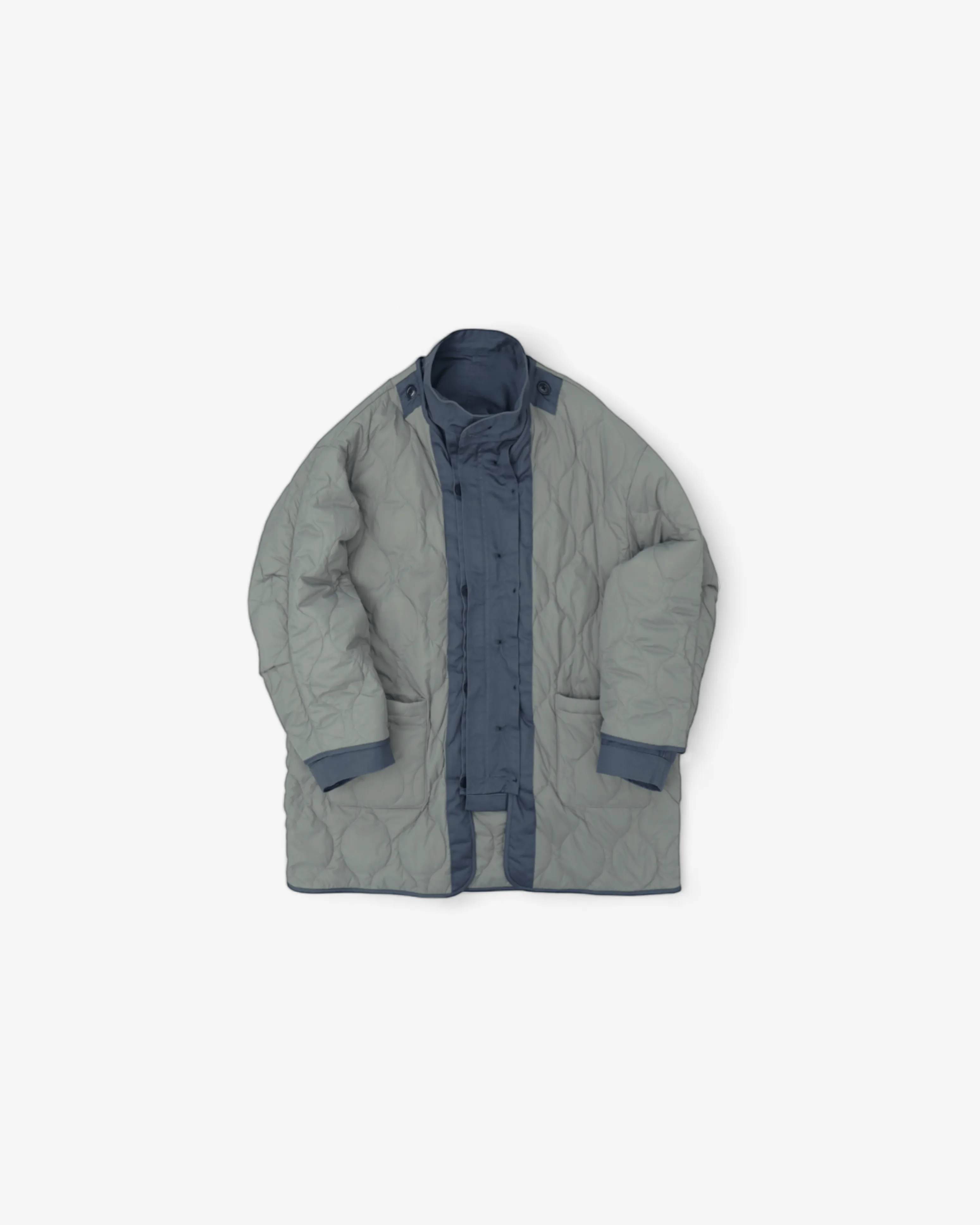 REVERSIBLE LINER SHORT PARKA #696