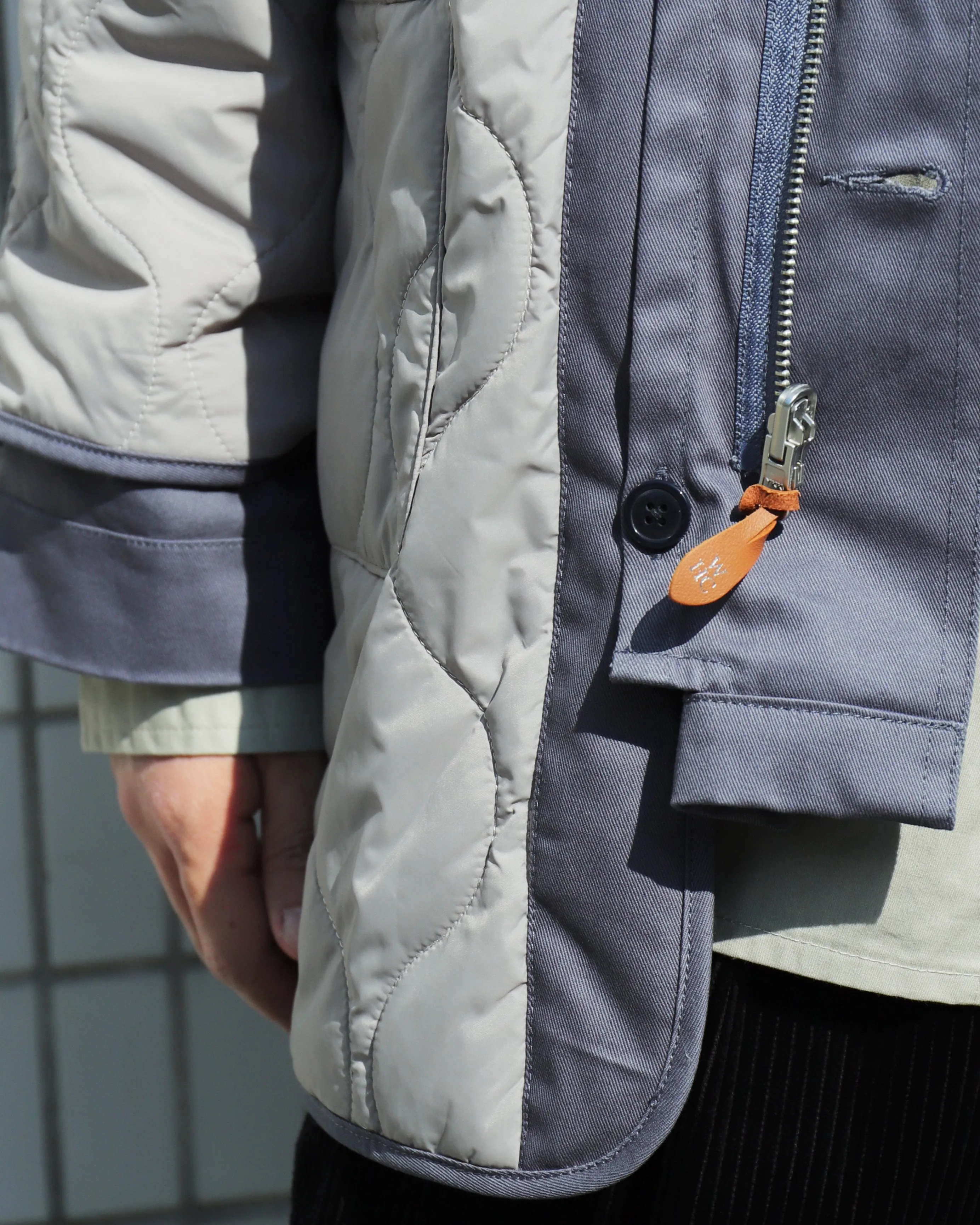 REVERSIBLE LINER SHORT PARKA #696