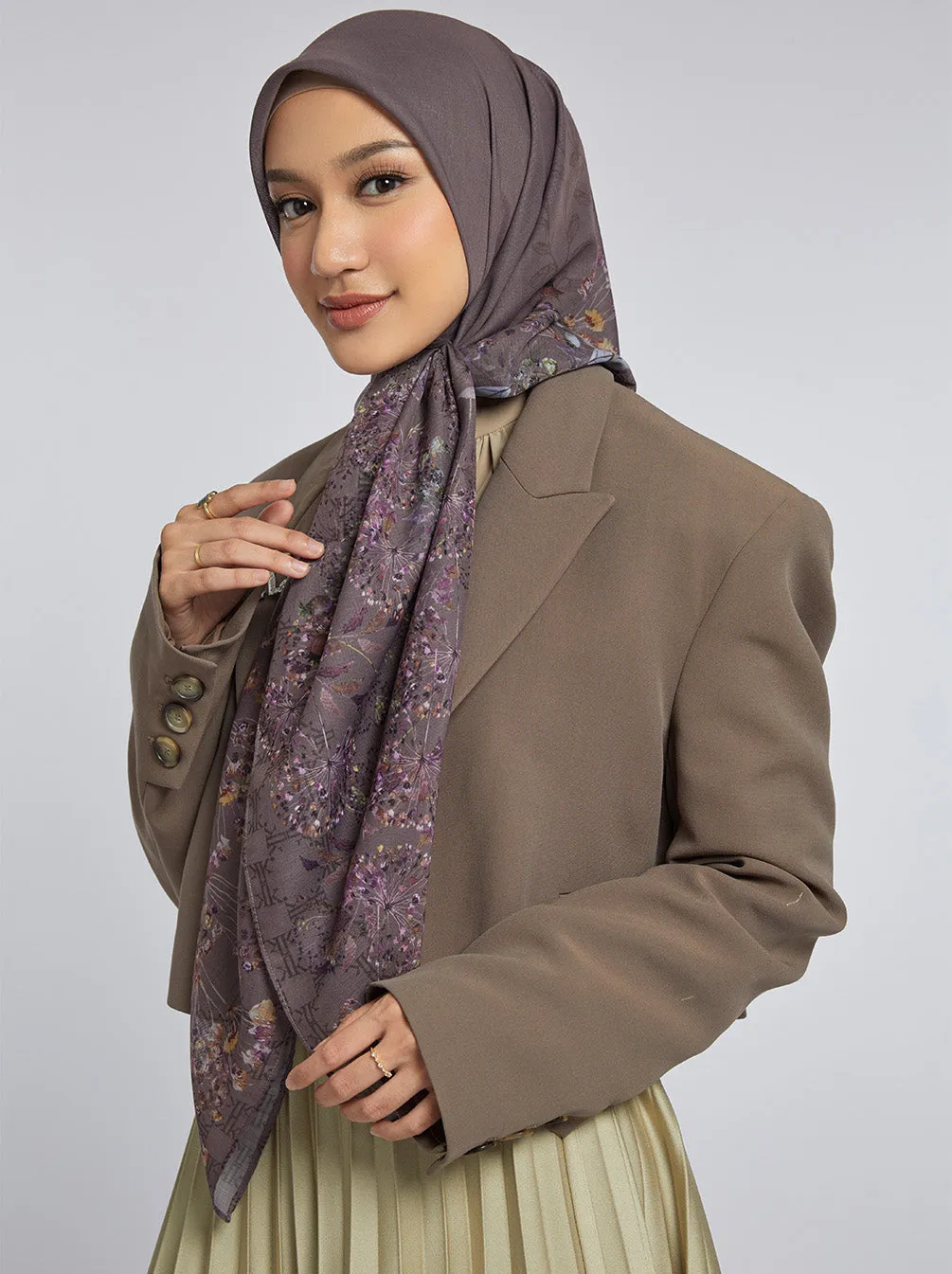 SENARA SIGNATURE SCARF MIDNIGHT PLUM