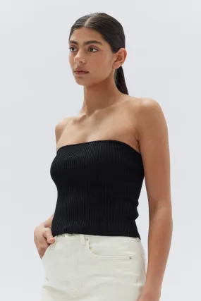 Skara Strapless Rib Top