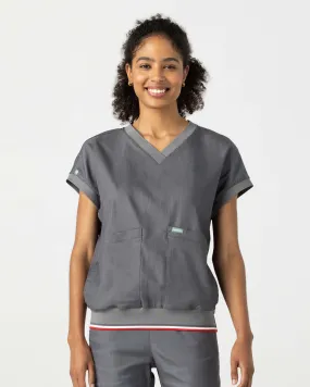 TENCEL™ Lanai‎ ‎ Rib Band Scrub Top (Final Sale)
