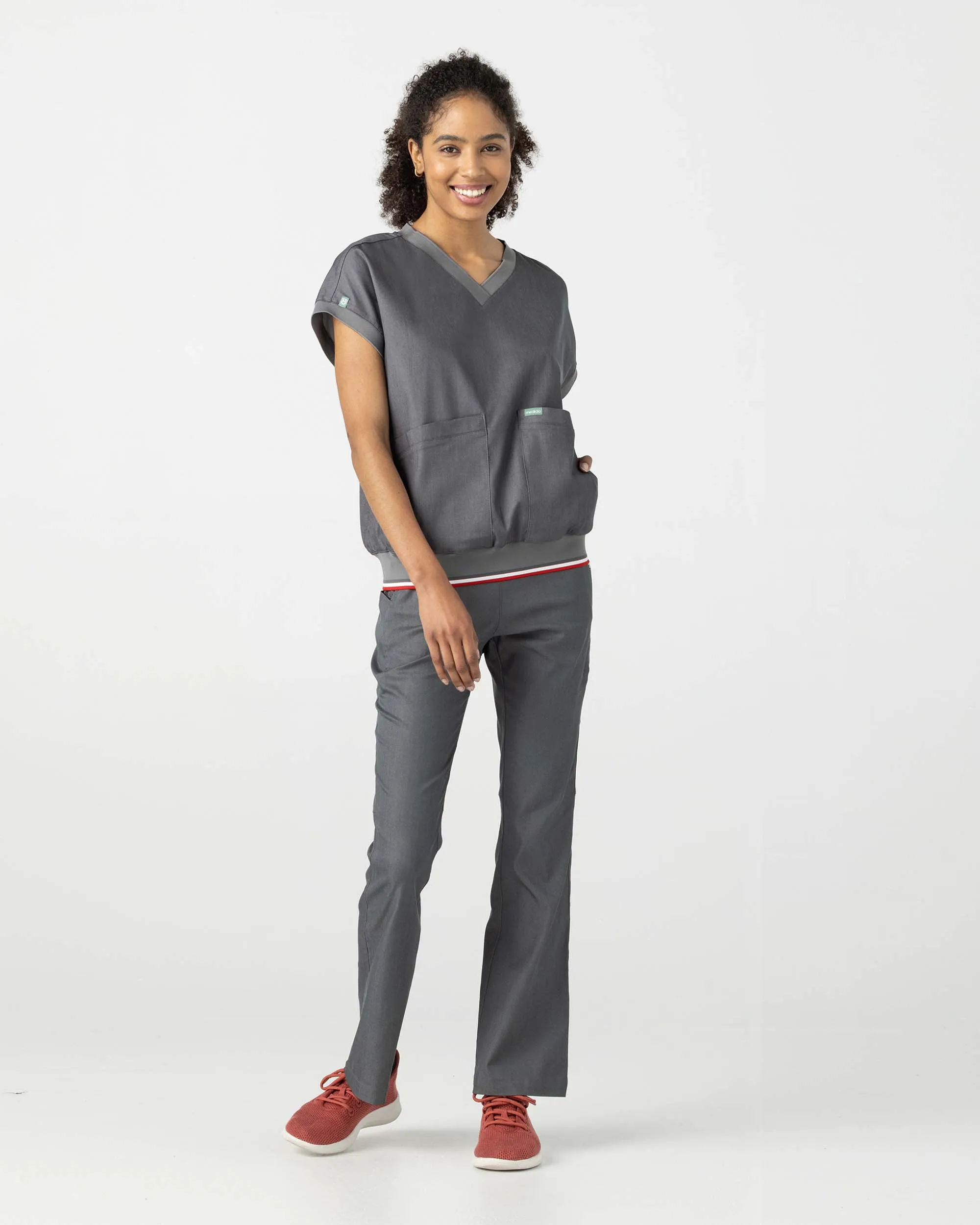 TENCEL™ Lanai‎ ‎ Rib Band Scrub Top (Final Sale)