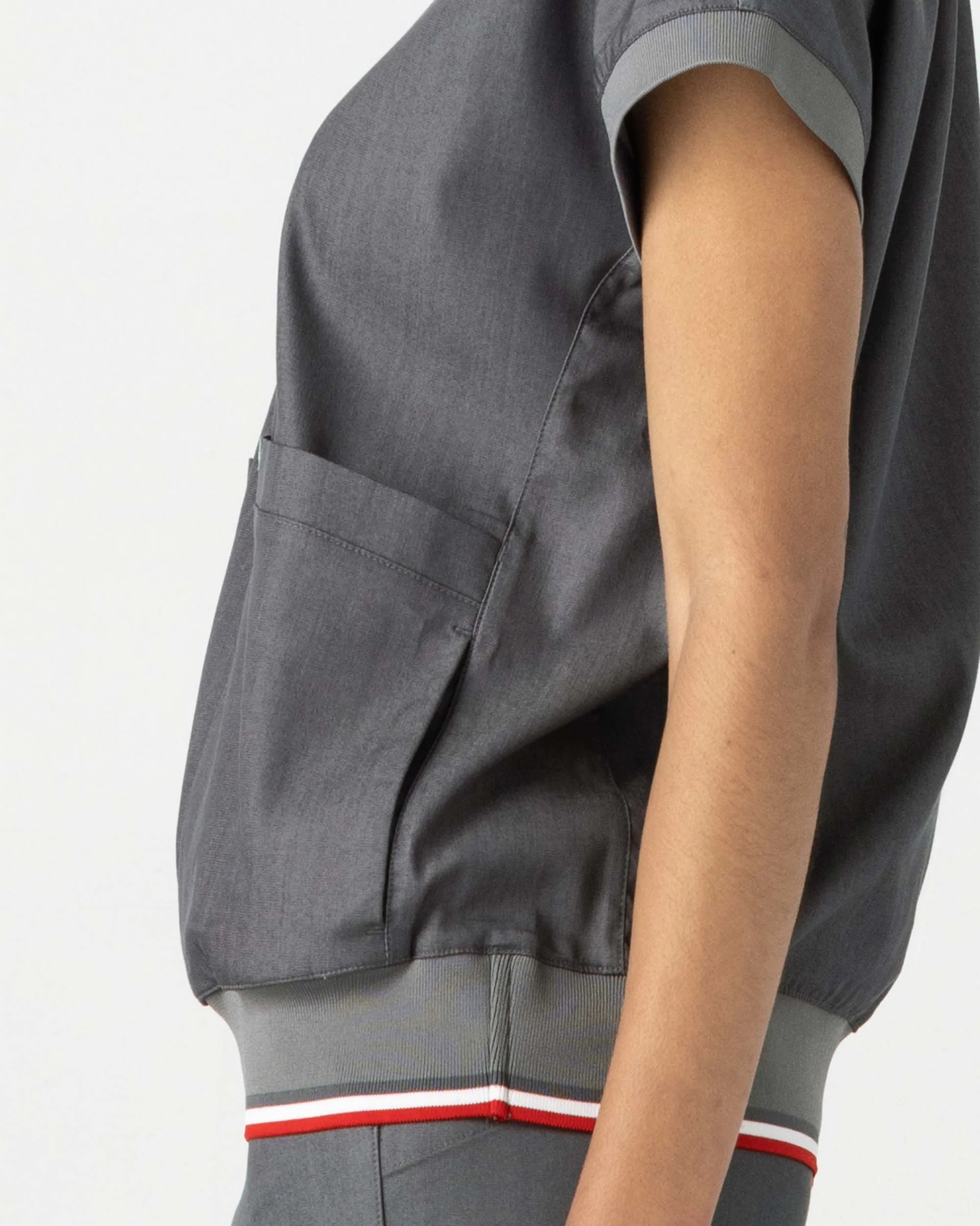 TENCEL™ Lanai‎ ‎ Rib Band Scrub Top (Final Sale)