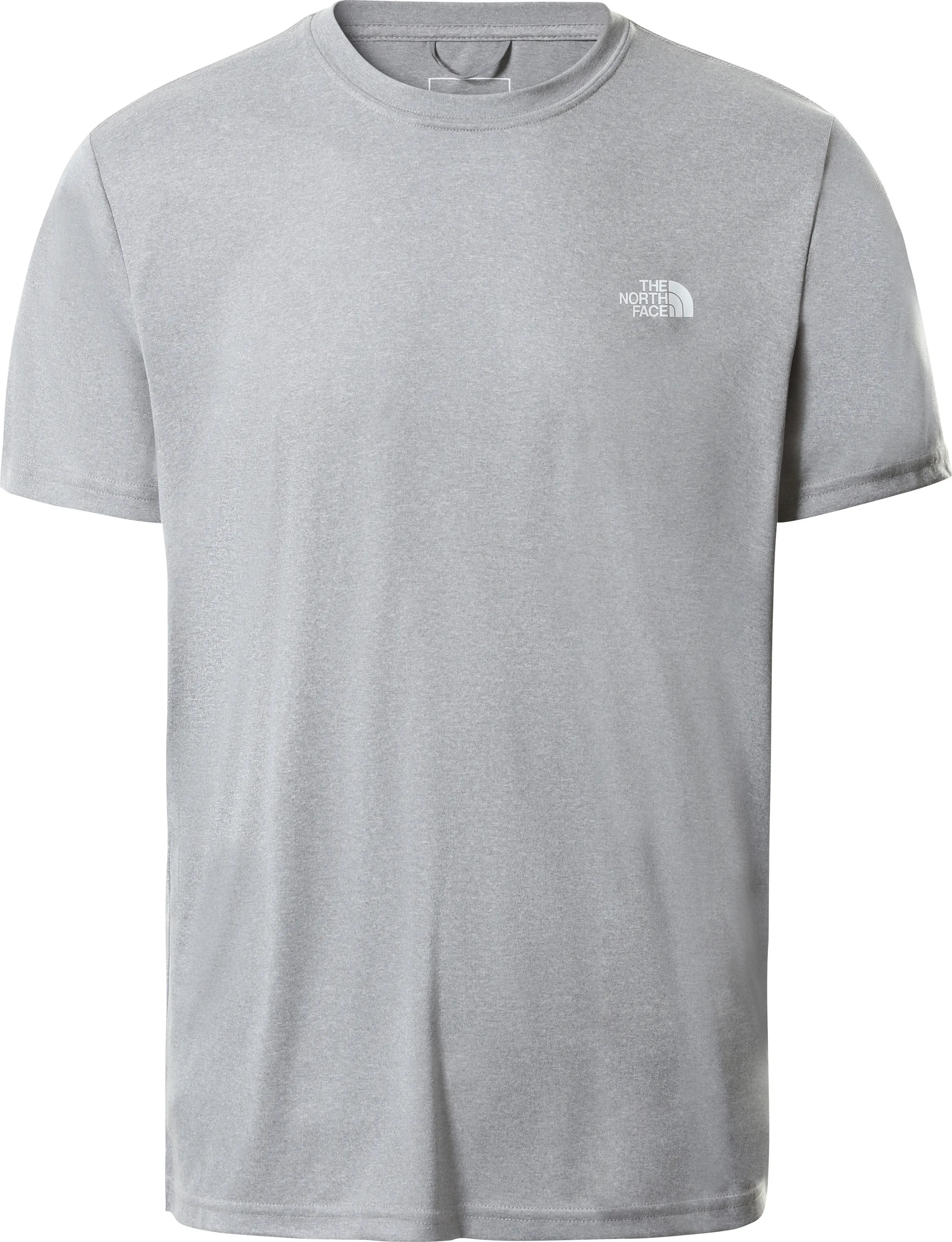 The North Face Men&#x27;s Reaxion Amp T-Shirt Mid Grey Heather | Buy The North Face Men&#x27;s Reaxion Amp T-Shirt Mid Grey Heather here | Outnorth