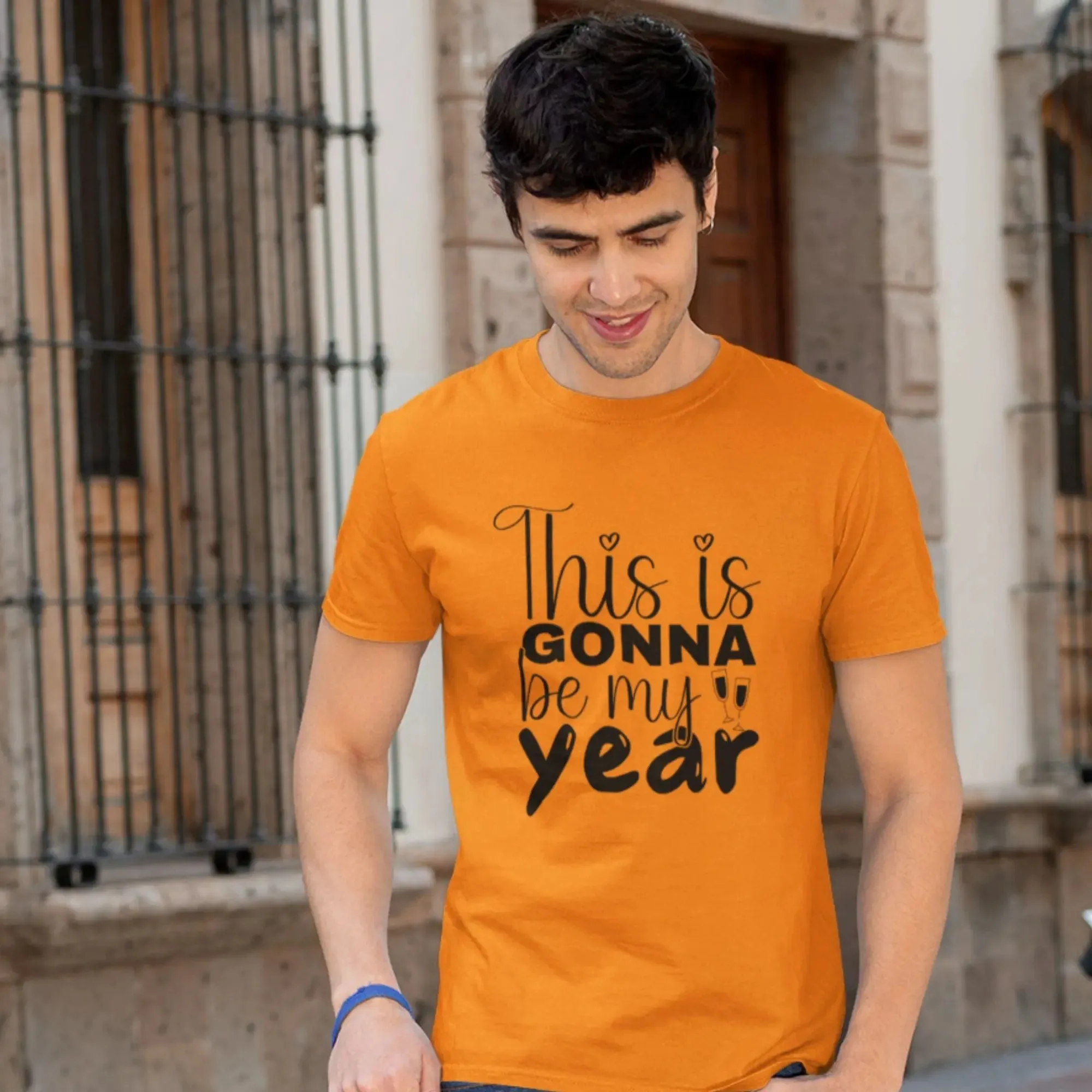 This is Gonna be My Year Round Neck Half Sleeve Classic T-Shirt