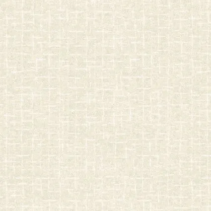 Woolies Flannel Crosshatch Cream Yardage